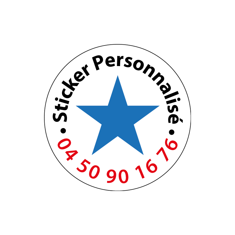 Série de 50 autocollants