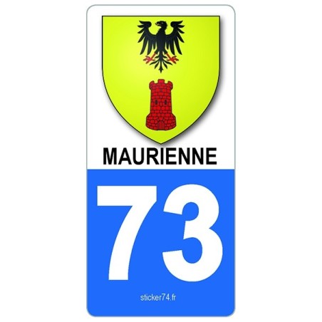 autocollant plaque blason" province 73 Savoie"