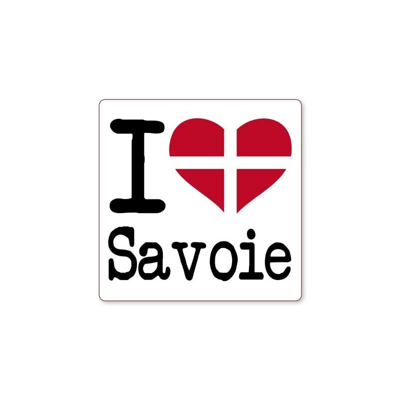 Autocollant I love Savoie