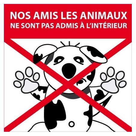 Animaux non admis