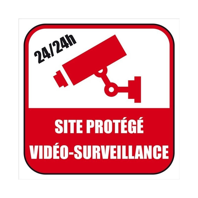 Site sous vidéo-surveillance
