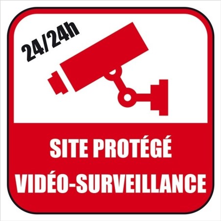 Site sous vidéo-surveillance