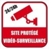 Site sous vidéo-surveillance