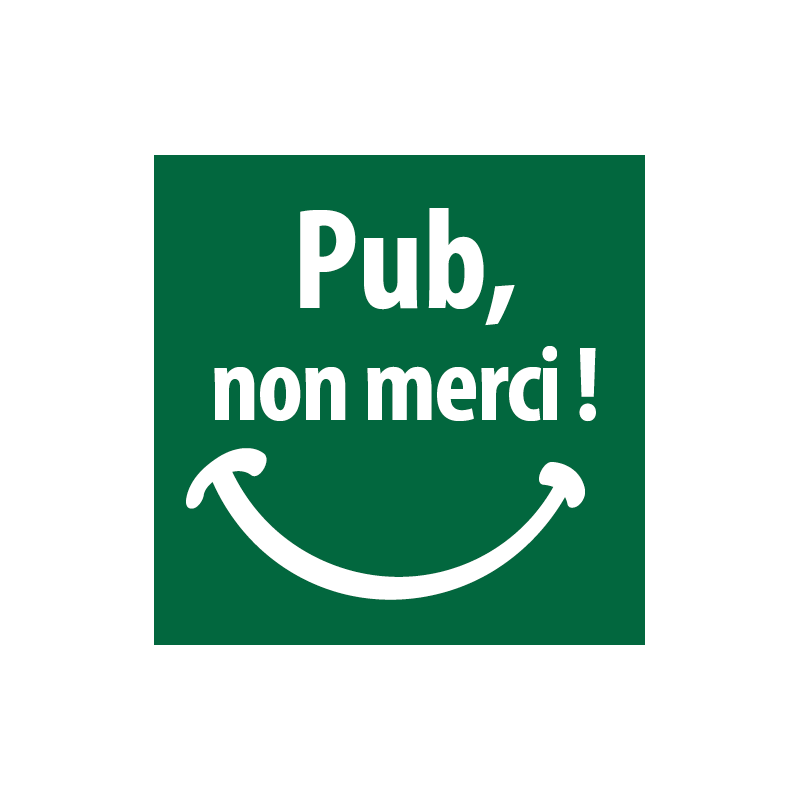 Autocollant Stop Pub