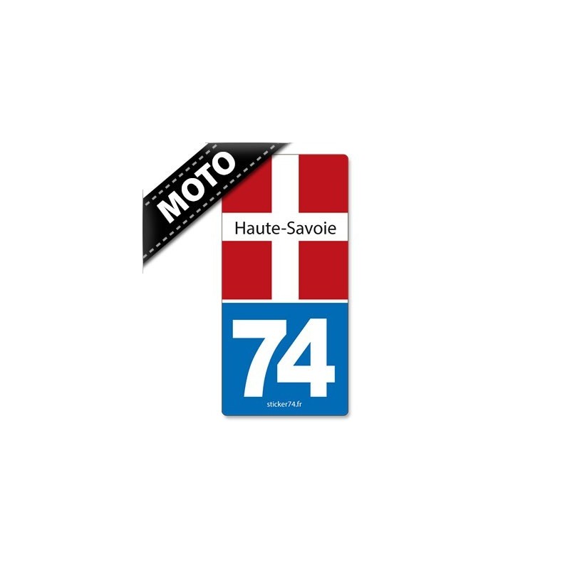 Autocollant Road" pour plaque moto"