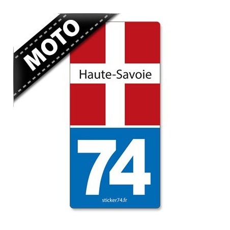 Autocollant Road" pour plaque moto"