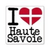 Autocollant I love Haute-Savoie