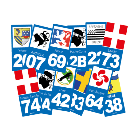 Stickers Plaques Road